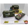 Image 1 : CORGI Toys - Military Vehicles (3): Ambulance; Field Kitchen & H.Q. Staff (Scale 1:43) (Note #414 Bo