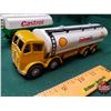 Image 2 : Dinky Super Toys (2): Shell Tanker Truck & Castrol Tanker Truck w/Pup (Scale 1:50) (SEE PICS!)