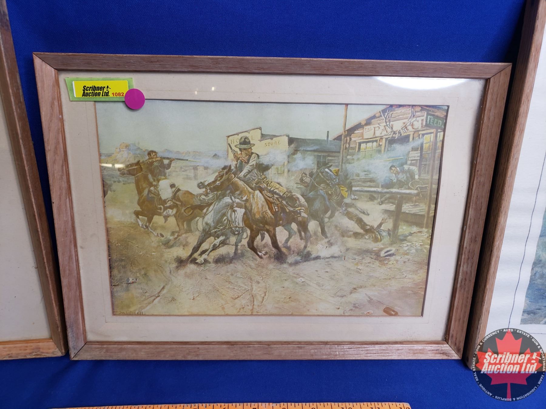 Framed Charlie Russell Prints (3) (Largest Measures 17"H x 13"W) (SEE