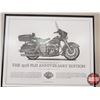 Image 2 : HARLEY-DAVIDSON: Framed Print "Harley-Davidson Cornerstone Collection" The 1978 FLH Anniversary Edit