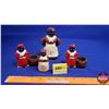 Image 1 : Black Americana Vintage Aunt Jemima Toothpick Holders (4) (SEE PICS!)