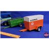 Image 2 : NYLINT Trailers Combo (3): U-Haul; Farm Wagon &Champion Quarter Horses