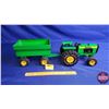 Image 3 : TONKA Tractor & Wagon (6"H x 22"L x 7"D) (SEE PICS!)