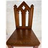 Image 2 : Gothic Oak Hall Chair