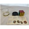 Image 2 : Rubix Cube with case & instructions