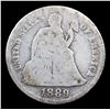 Image 2 : 1889-p Seated Liberty Dime 10c Grades g+