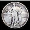 Image 2 : 1917-p Ty I Standing Liberty Quarter 25c Grades vg+