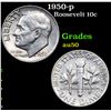 Image 1 : 1950-p Roosevelt Dime 10c Grades AU, Almost Unc