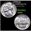 Image 1 : 1944-p Jefferson Nickel 5c Grades Choice Unc