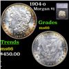 Image 1 : 1904-o Morgan Dollar $1 Graded ms66 By SEGS
