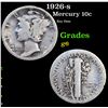 Image 1 : 1926-s Mercury Dime 10c Grades g+