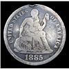 Image 2 : 1885-p Seated Liberty Dime 10c Grades vg details