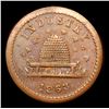 Image 2 : 1863 Not One Cent Civil War Token F-188/384 R-3 1c Grades xf+