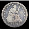Image 2 : 1854 Arrows Seated Liberty Quarter 25c Grades vg, very good