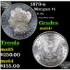 Image 1 : 1879-s Morgan Dollar $1 Grades Choice+ Unc