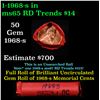 Image 1 : Shotgun Lincoln 1c roll, 1968-s 50 pcs  Brandt Wrapper