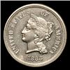 Image 2 : Proof ***Auction Highlight*** 1868 Five Cents 5c Pattern Coin Judd-633 R-5 Pollock-705 Graded pr63 B