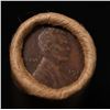 Image 2 : Mixed small cents 1c orig shotgun roll, 1917-s Wheat Cent, 1898 Indian Cent other end, Brinks Wrapp