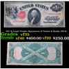 1917 $1 Legal Tender, Signatures of Teehee & Burke, FR-36 Grades vf++