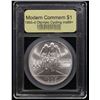 Image 2 : 1995-d Olympics Cycling Modern Commem Dollar $1 Graded ms69+ By USCG