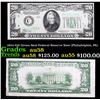 1934 $20 Green Seal Federal Reserve Note (Philadelphia, PA) Grades Choice AU/BU Slider