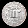 Image 3 : 1857 Three Cent Silver 3cs Grades Select AU