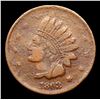 Image 2 : 1863 Not One Cent Civil War Token Fr-68/371a 1c Grades vf++