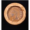 Image 3 : Mixed small cents 1c orig shotgun roll, 1918-d Wheat Cent, 1883 Indian Cent other end, Brinks Wrappe