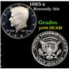 Image 1 : Proof 1985-s Kennedy Half Dollar 50c Grades GEM++ Proof Deep Cameo