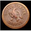 Image 3 : 1863 US Copper Civil War Token 1c Grades vf++