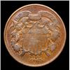 Image 2 : 1865 Two Cent Piece 2c Grades f+