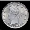 Image 2 : 1902 Liberty Nickel 5c Grades Select+ Unc