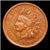 Image 2 : 1906 Indian Cent 1c Grades vf++