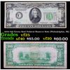 1934 $20 Green Seal Federal Reserve Note (Philadelphia, PA) Grades vf+