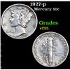 Image 1 : 1927-p Mercury Dime 10c Grades vf++