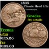 1835 Classic Head half cent 1/2c Grades F Details