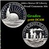 Image 1 : Proof 1986-s Statue Of Liberty Modern Commem Half Dollar 50c Grades GEM++ Proof Deep Cameo