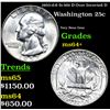 Image 1 : 1953-d Washington Quarter 25c Grades Choice+ Unc