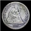Image 2 : 1861-p Seated Liberty Quarter 25c Grades vf, very fine