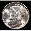 Image 2 : 1929-p Mercury Dime 10c Grades GEM++ Unc