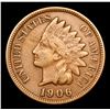 Image 2 : 1906 Indian Cent 1c Grades vf++