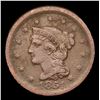 Image 2 : 1851 Braided Hair Large Cent 1c Grades vf, very fine