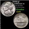 Image 1 : 1944-p Jefferson Nickel 5c Grades GEM Unc