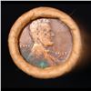 Image 2 : Mixed small cents 1c orig shotgun roll, 1917-d Wheat Cent, 1883 Indian Cent other end, Brinks Wrappe