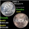Image 1 : 1882-s Morgan Dollar 1 Grades GEM Unc