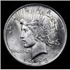 Image 2 : 1923-p Peace Dollar $1 Grades Choice+ Unc