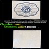Image 1 : (1863) US Fractional Currency 25c 1st Issue SPECIMEN/PROOF fr-1282spnmb Narrow Margins Thomas Jeffer