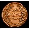 Image 3 : 1863 Peace Forever Civil War Token 1c Grades Select AU