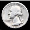 Image 2 : 1937-d Washington Quarter 25c Grades f+
