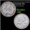 1964 Canada 25 Cents 25c KM-52 Grades vf++